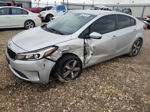 2018 Kia Forte Lx Silver vin: 3KPFL4A7XJE260676