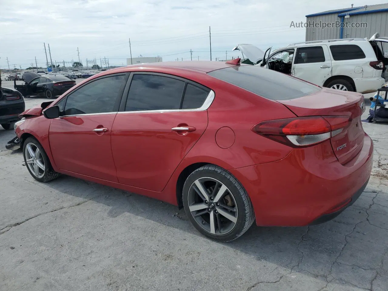 2017 Kia Forte Ex Red vin: 3KPFL4A80HE006980