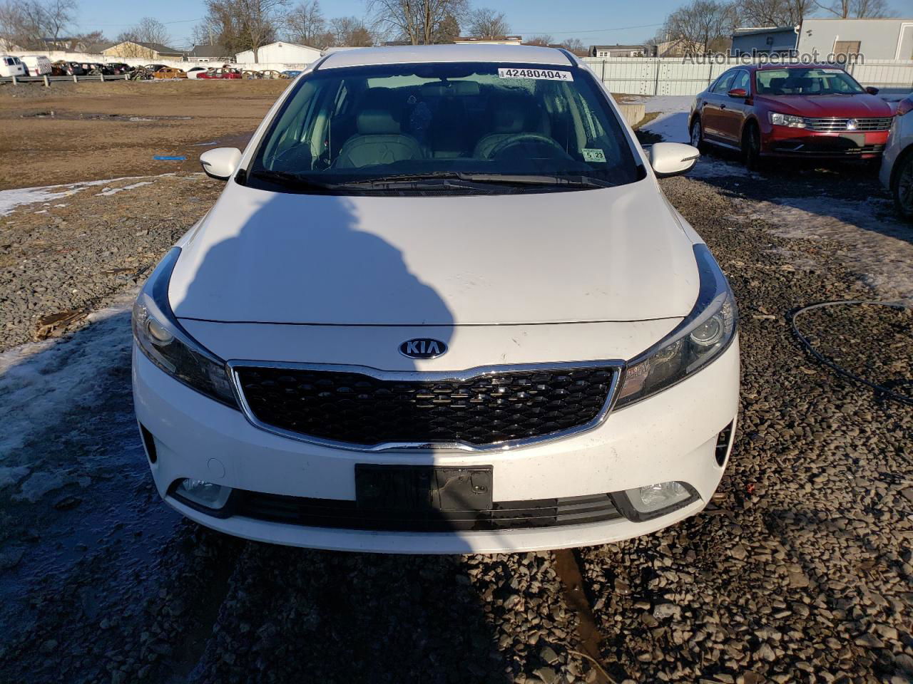 2018 Kia Forte Ex Белый vin: 3KPFL4A80JE240509