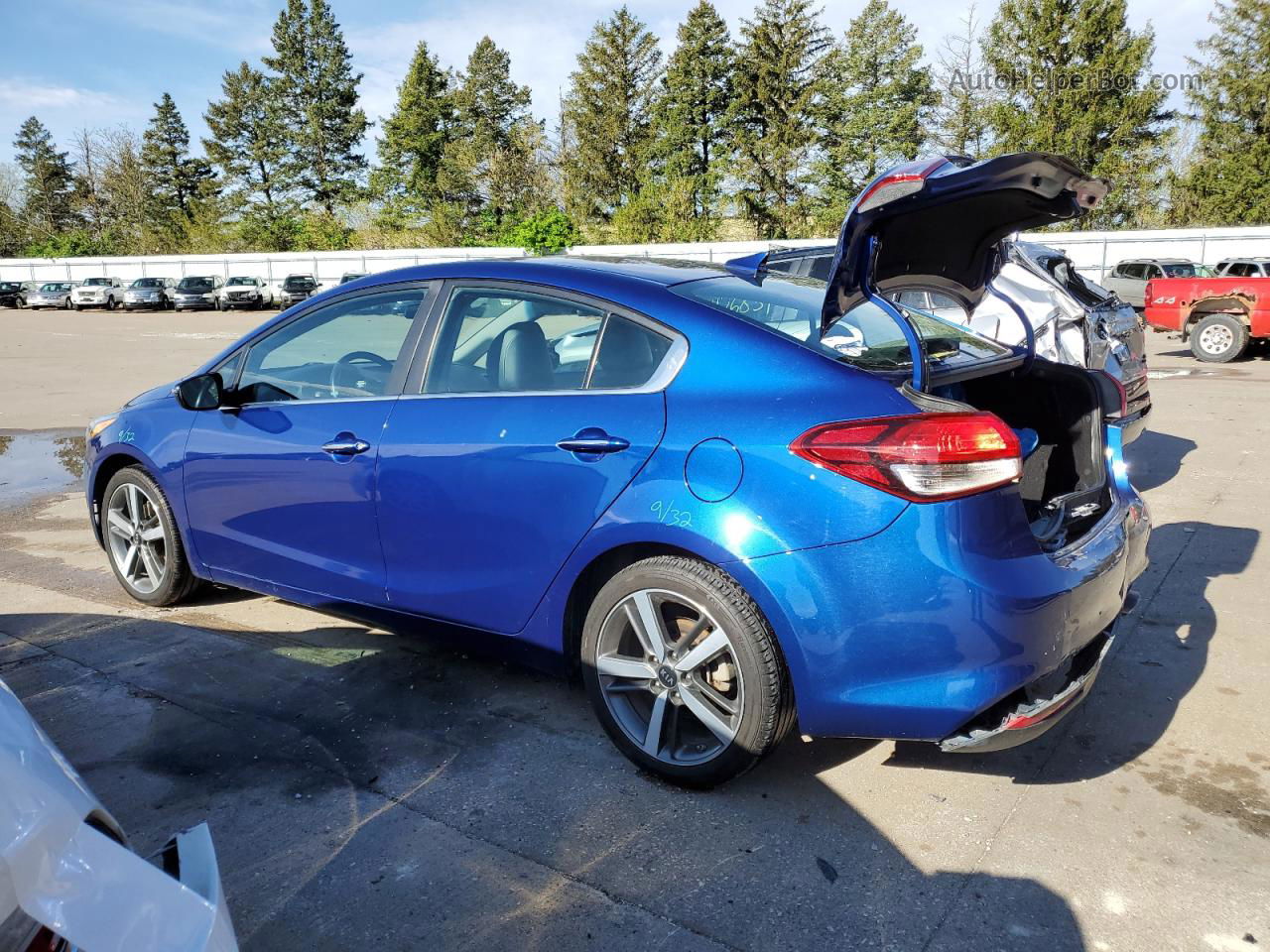 2017 Kia Forte Ex Blue vin: 3KPFL4A81HE111432