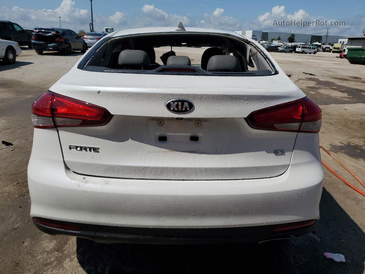 2017 Kia Forte Ex White vin: 3KPFL4A82HE093779