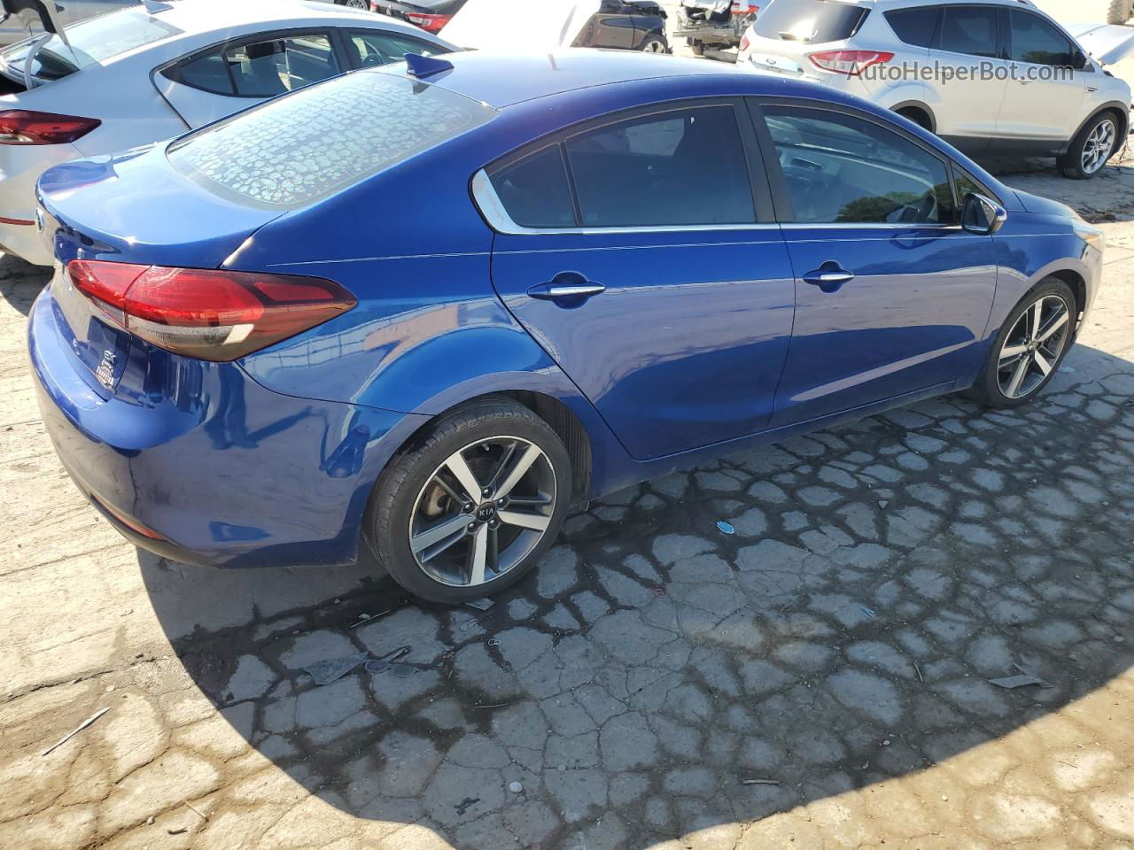 2017 Kia Forte Ex Blue vin: 3KPFL4A86HE124757