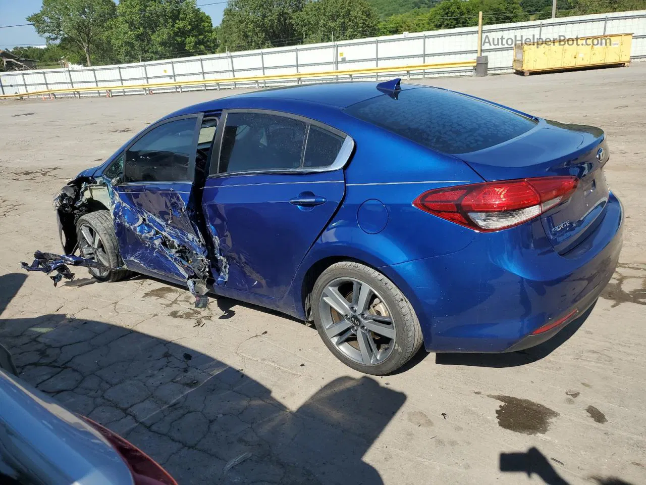 2017 Kia Forte Ex Blue vin: 3KPFL4A86HE124757