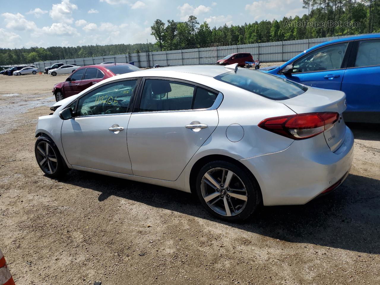 2017 Kia Forte Ex Silver vin: 3KPFL4A88HE043999