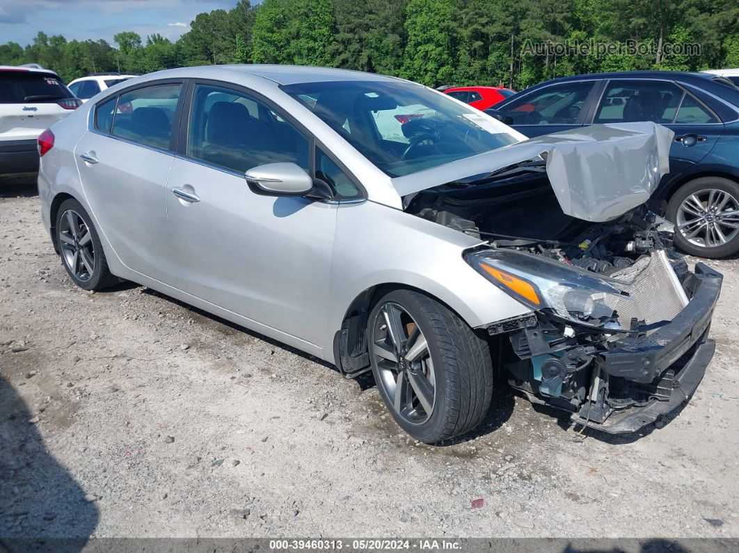 2018 Kia Forte Ex Silver vin: 3KPFL4A8XJE220381