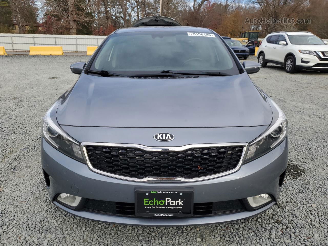 2017 Kia Forte Ex Gray vin: 3KPFN4A80HE004897