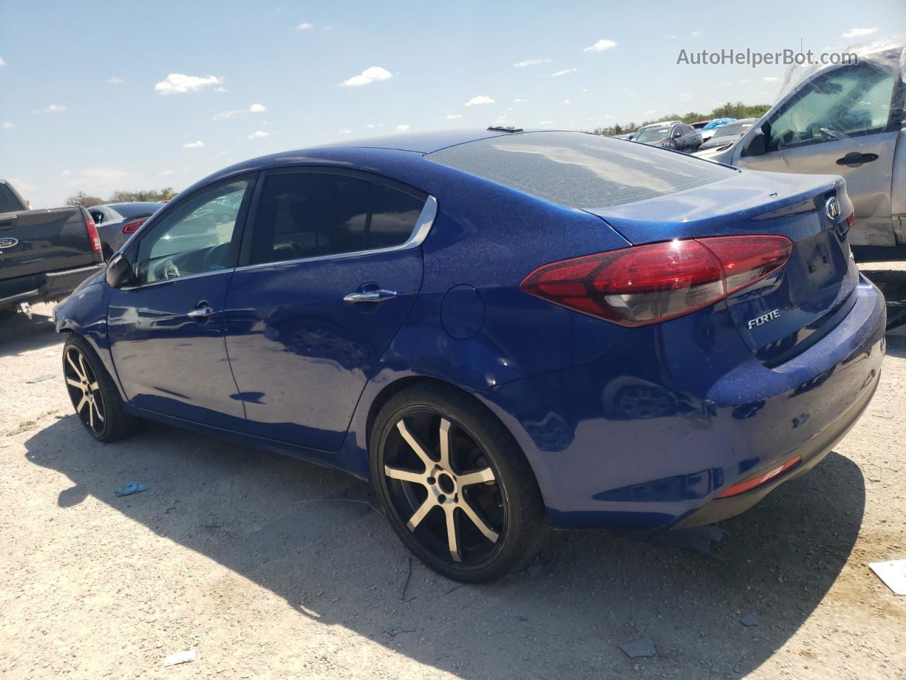 2017 Kia Forte Ex Blue vin: 3KPFN4A8XHE057221