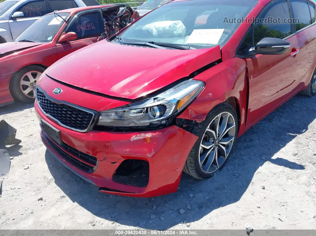 2017 Kia Forte Sx Red vin: 3KPFN5A38HE059687