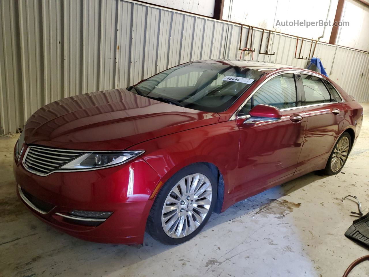 2014 Lincoln Mkz  Red vin: 3LN6L2G90ER808580