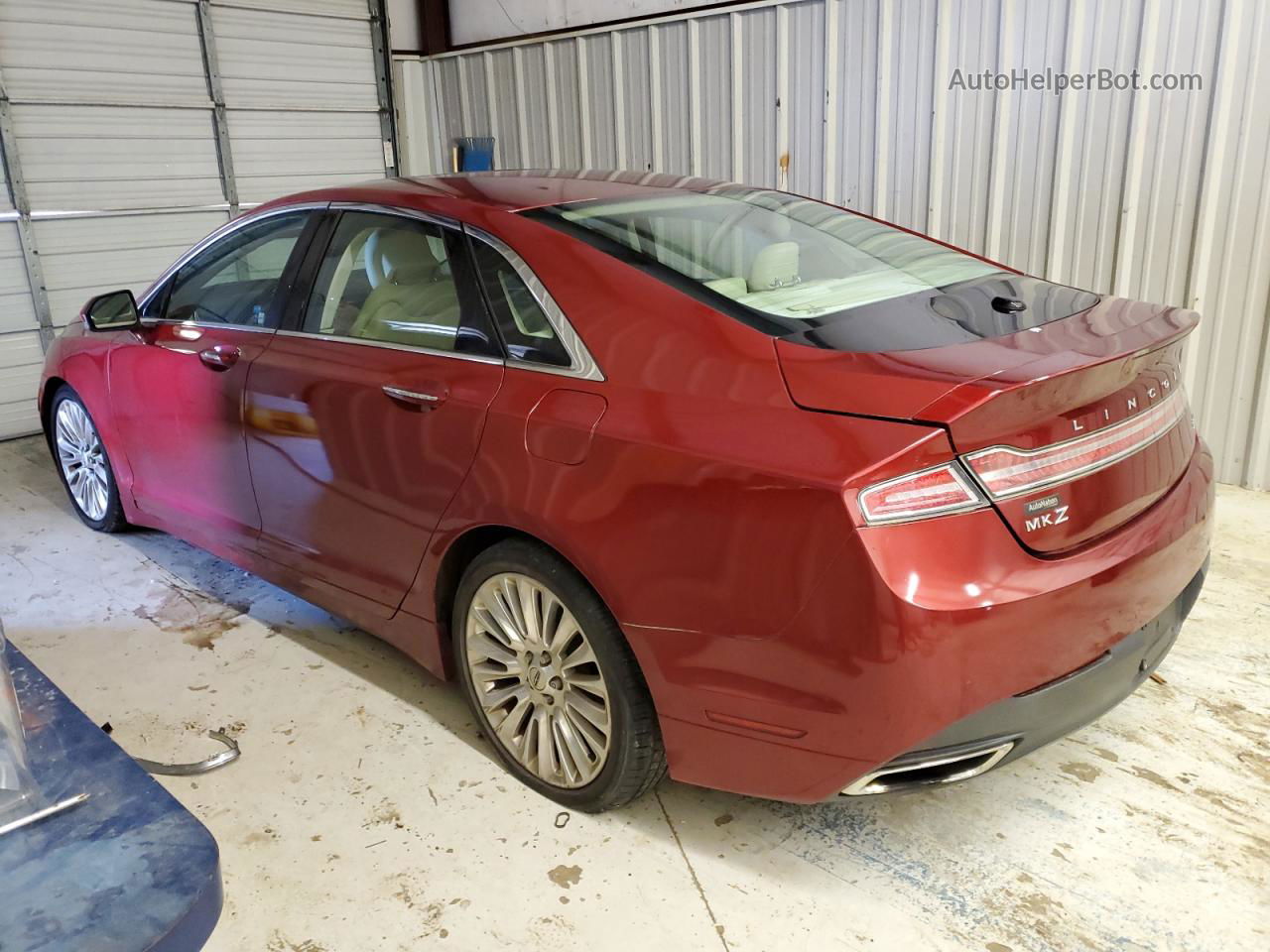 2014 Lincoln Mkz  Red vin: 3LN6L2G90ER808580