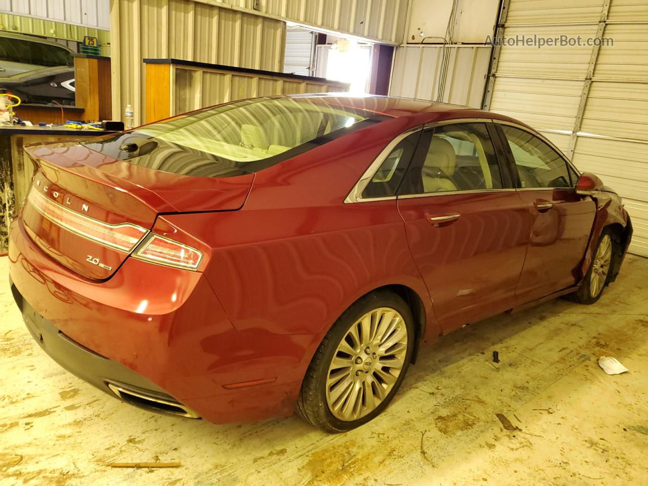 2014 Lincoln Mkz  Red vin: 3LN6L2G90ER808580