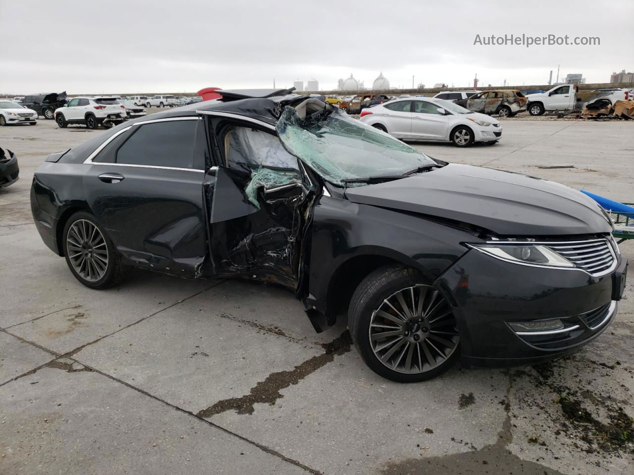 2014 Lincoln Mkz  Black vin: 3LN6L2G90ER819031