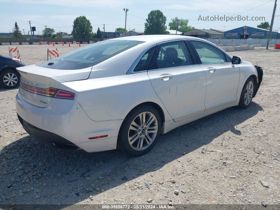 2014 Lincoln Mkz   White vin: 3LN6L2G90ER836394