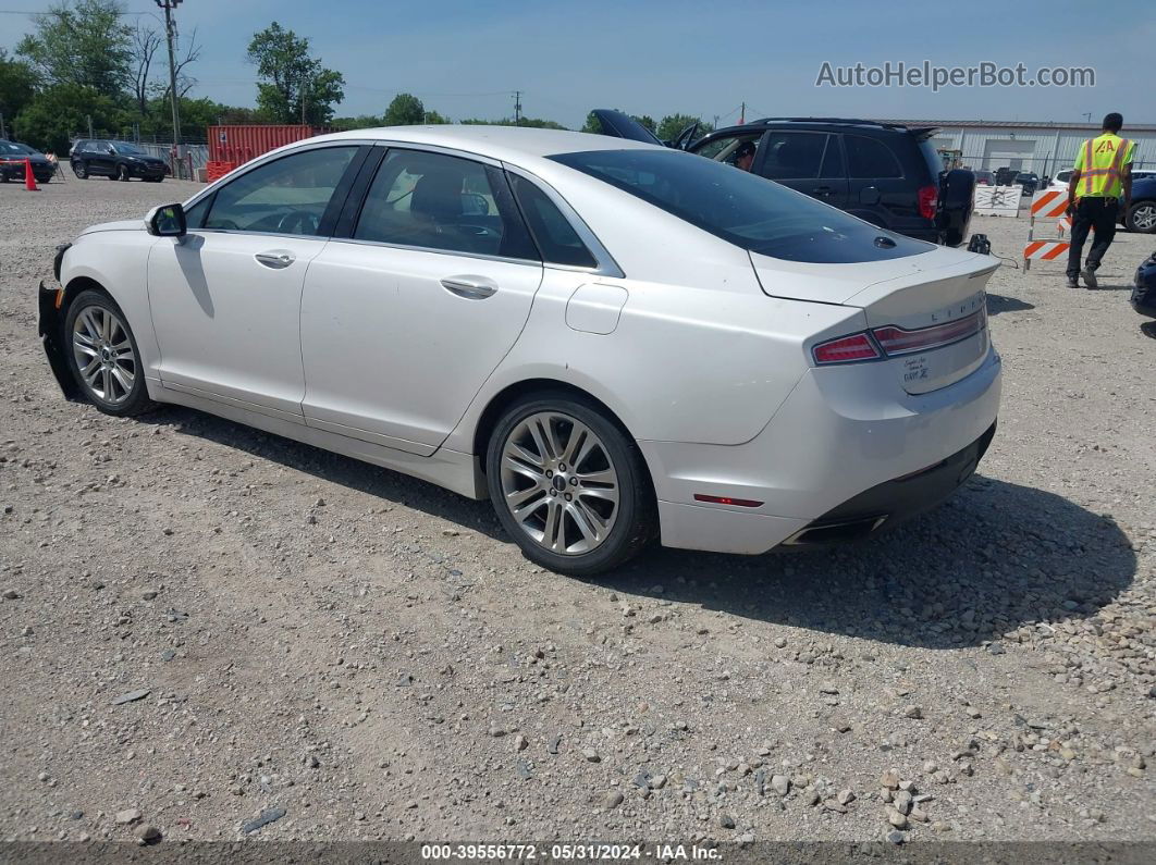 2014 Lincoln Mkz   White vin: 3LN6L2G90ER836394