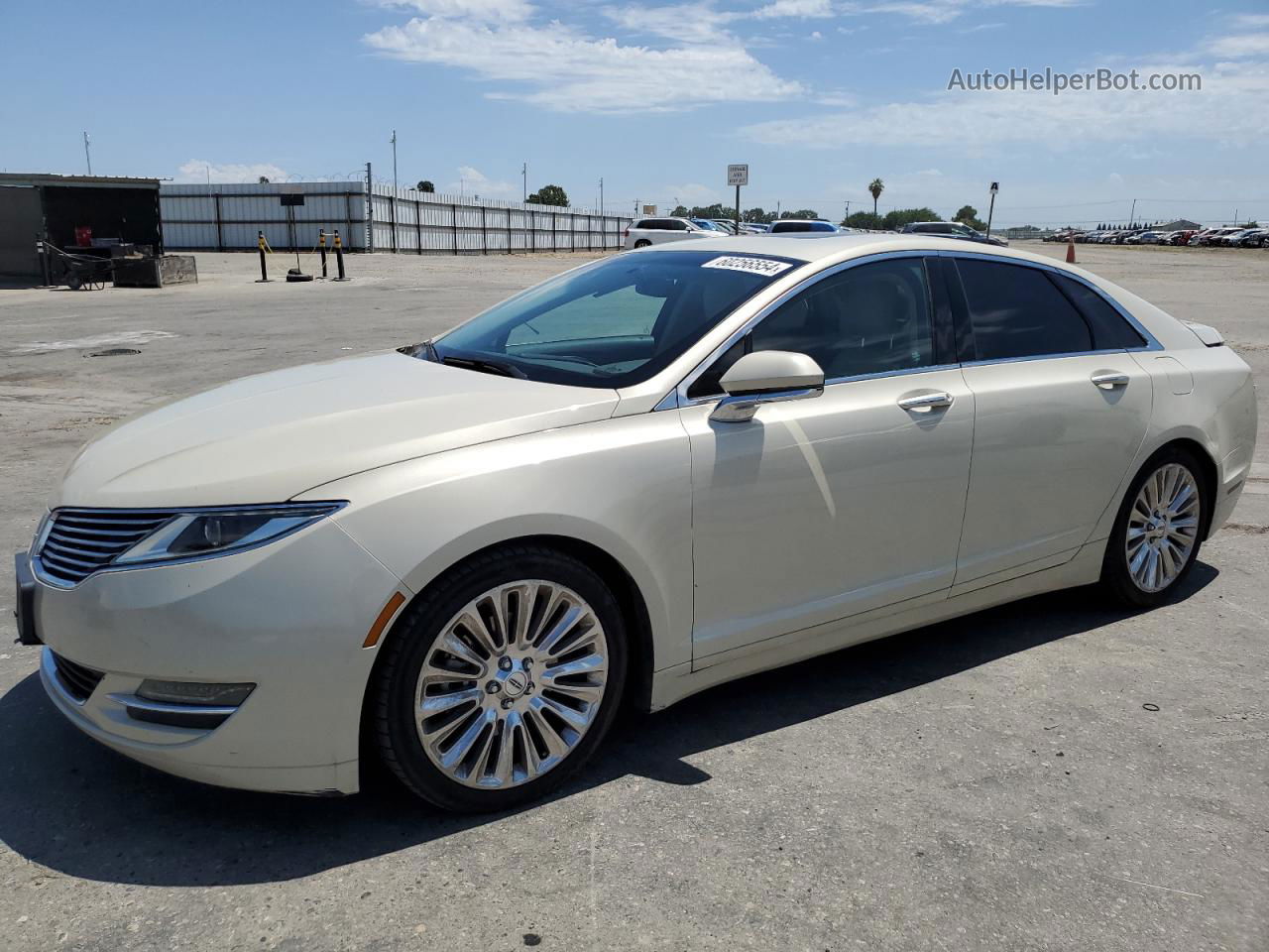 2014 Lincoln Mkz  Beige vin: 3LN6L2G91ER822780