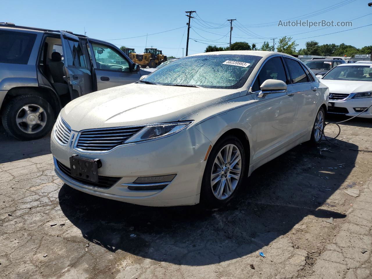 2014 Lincoln Mkz  Бежевый vin: 3LN6L2G92ER827535