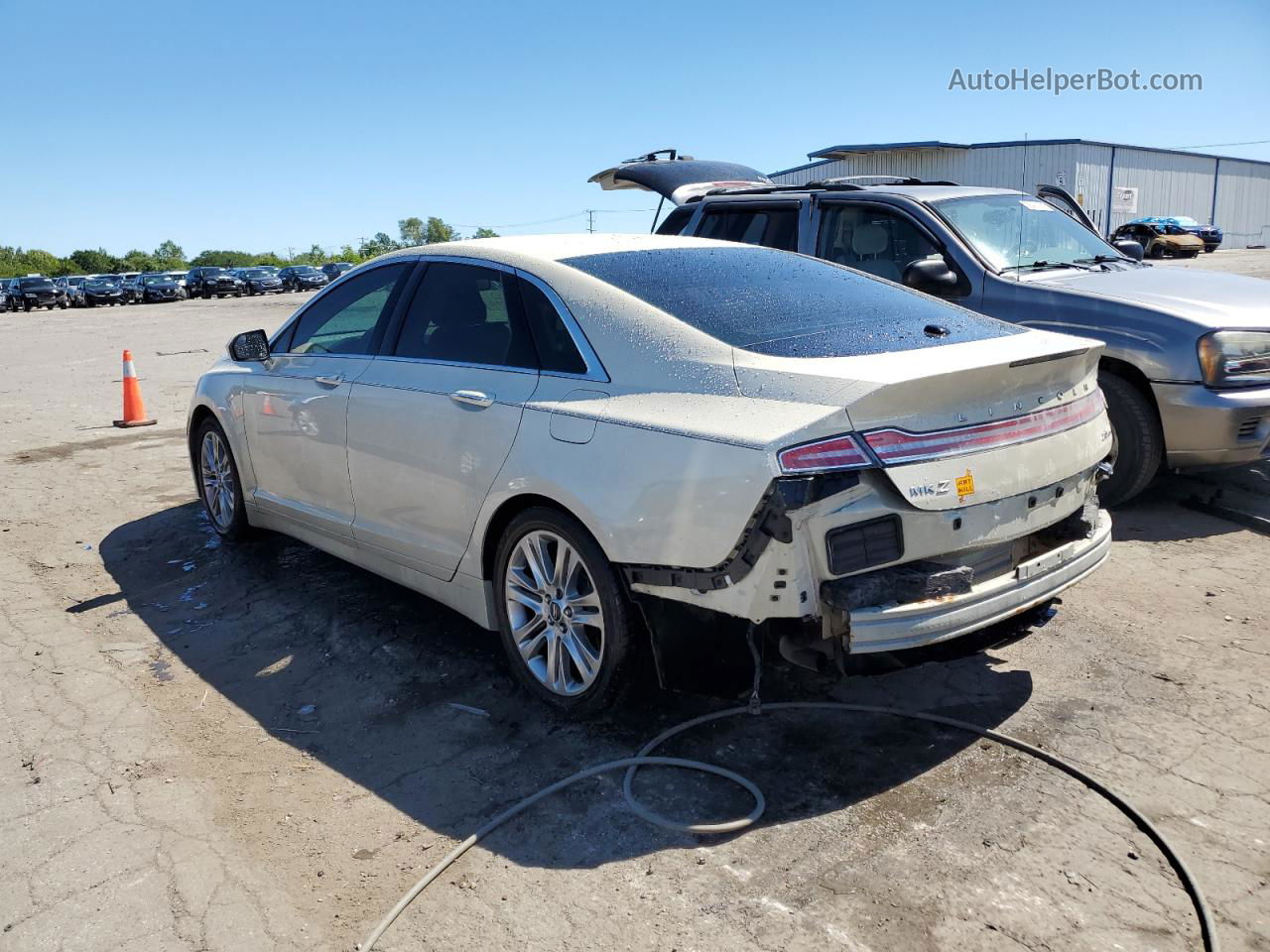 2014 Lincoln Mkz  Бежевый vin: 3LN6L2G92ER827535