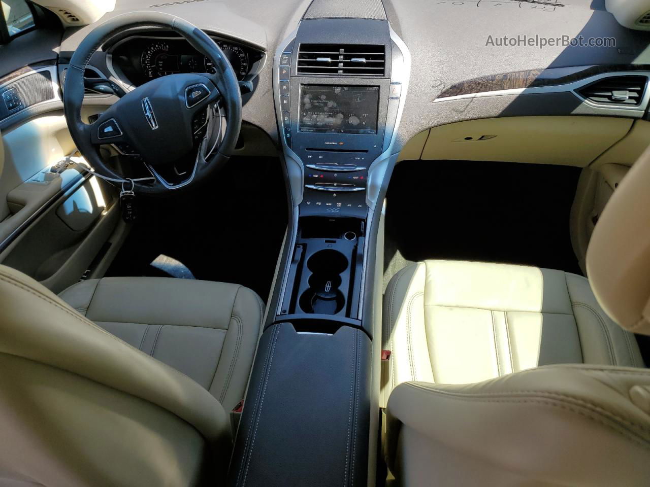 2014 Lincoln Mkz  Beige vin: 3LN6L2G92ER827535