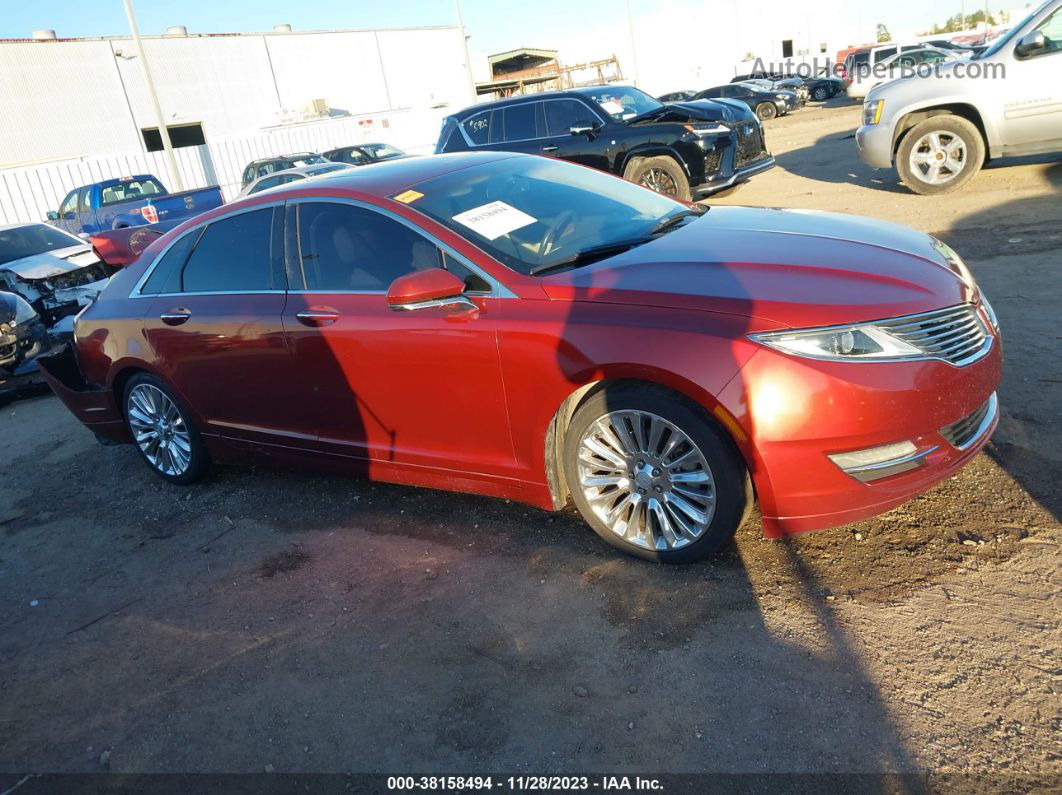 2014 Lincoln Mkz Burgundy vin: 3LN6L2G93ER800358