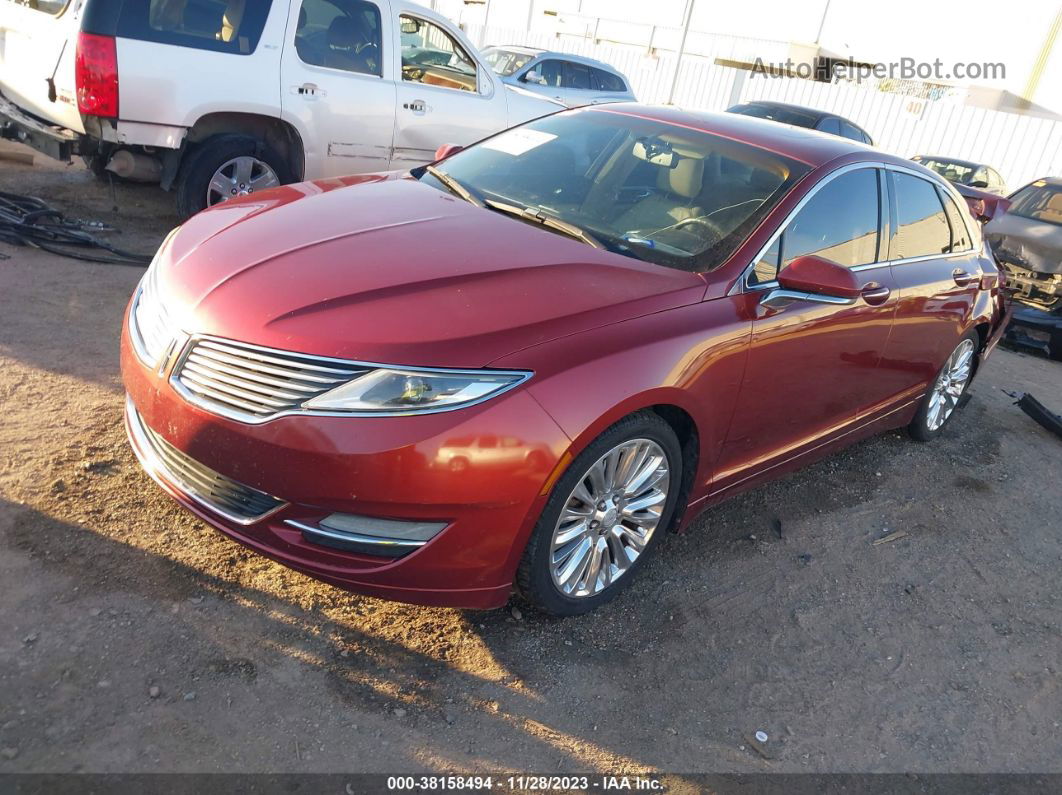 2014 Lincoln Mkz Burgundy vin: 3LN6L2G93ER800358