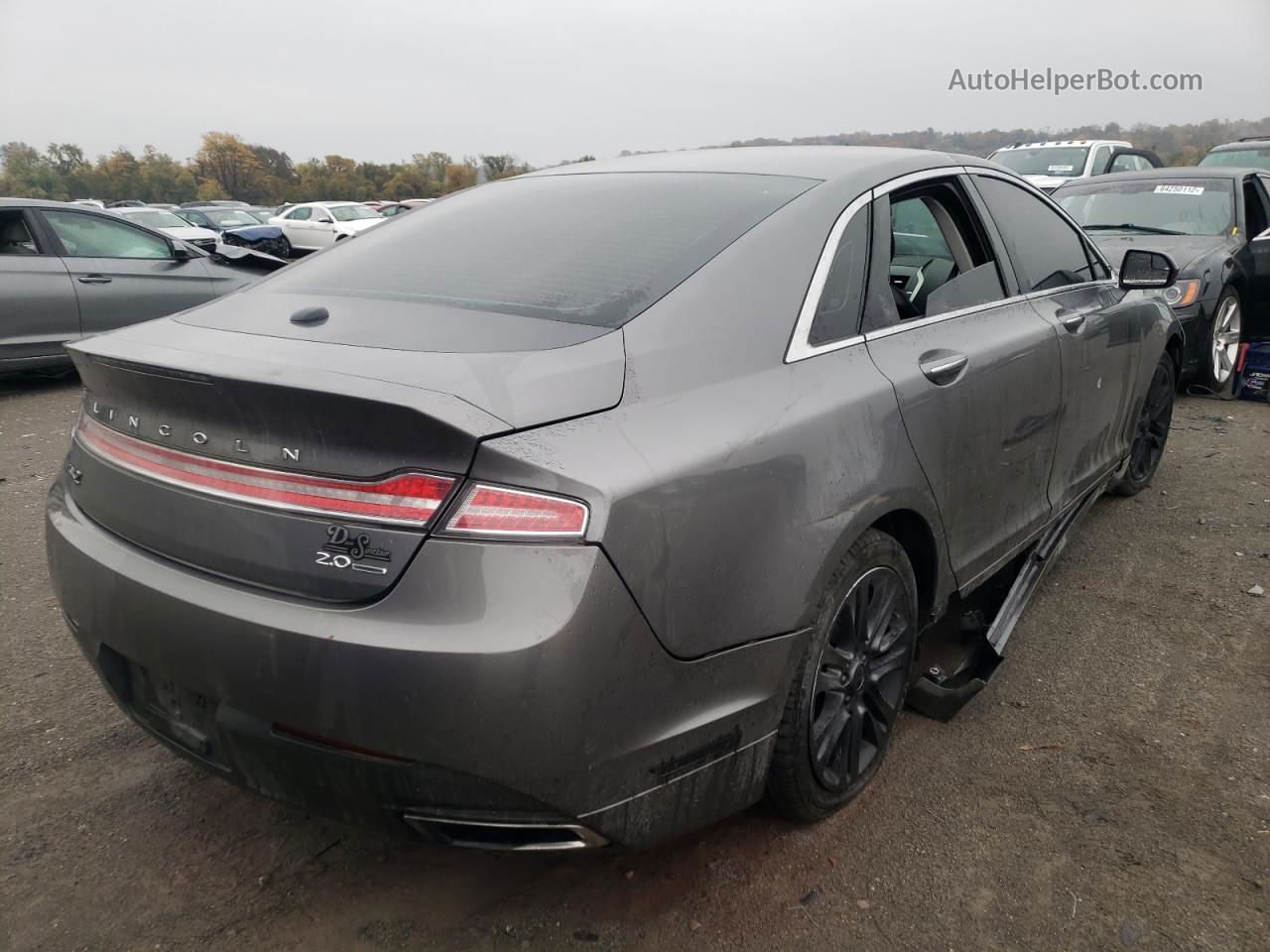 2014 Lincoln Mkz  Gray vin: 3LN6L2G93ER833862