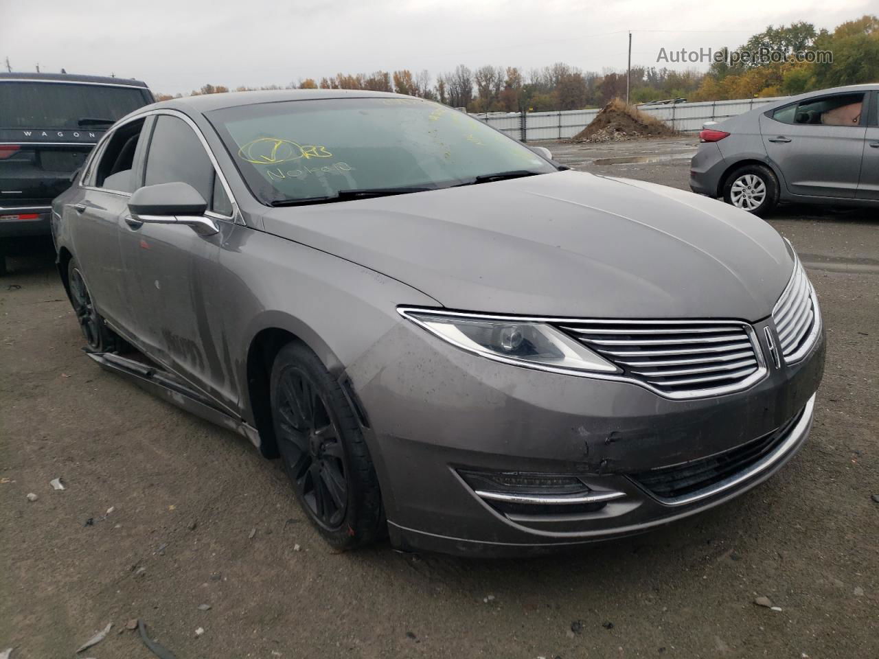 2014 Lincoln Mkz  Gray vin: 3LN6L2G93ER833862