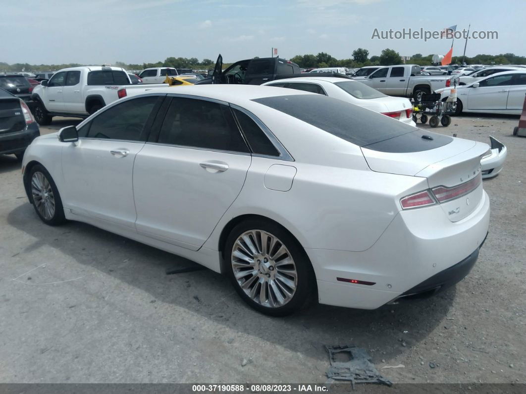 2014 Lincoln Mkz   White vin: 3LN6L2G94ER803348