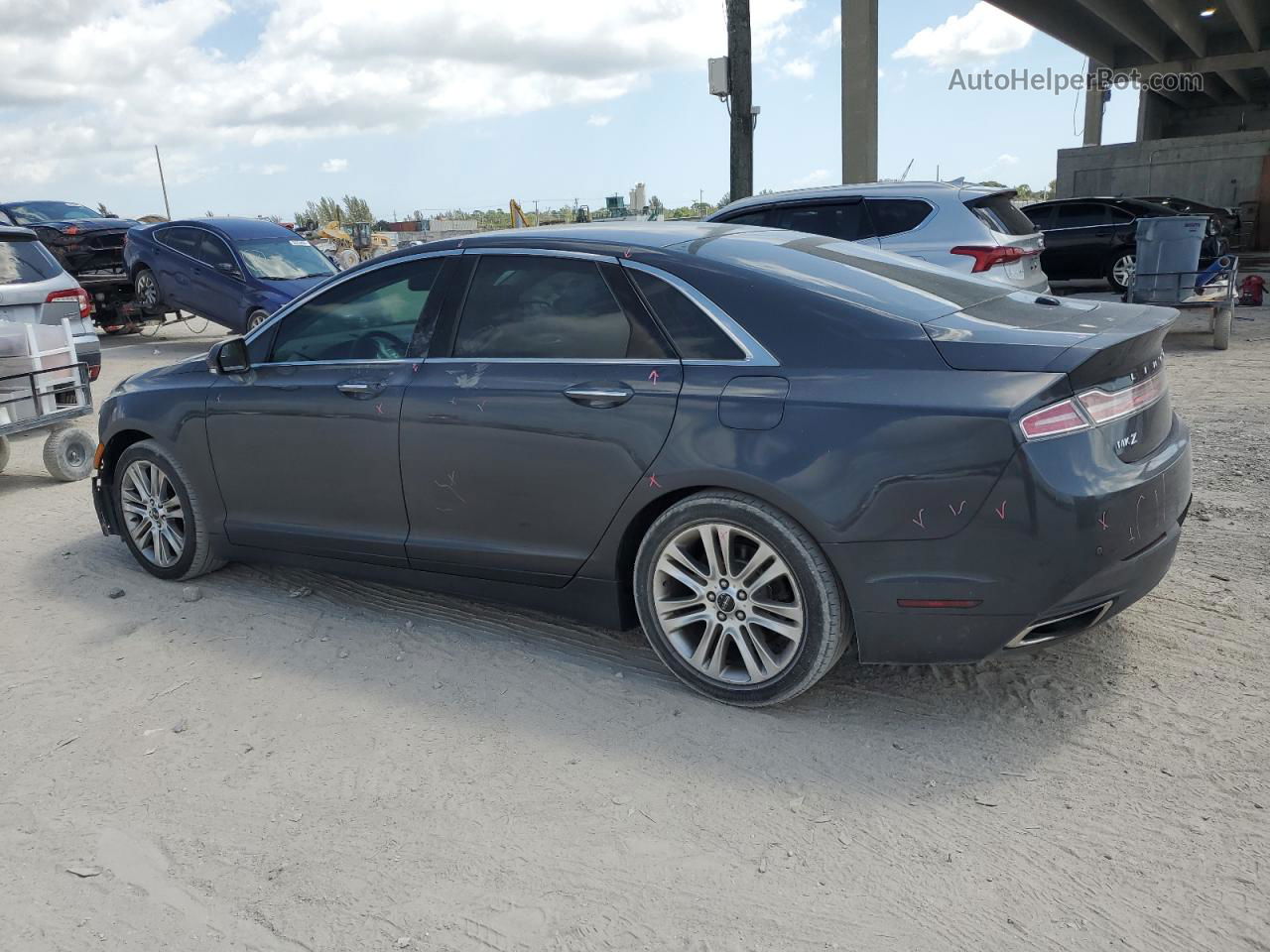 2014 Lincoln Mkz  Charcoal vin: 3LN6L2G94ER816004