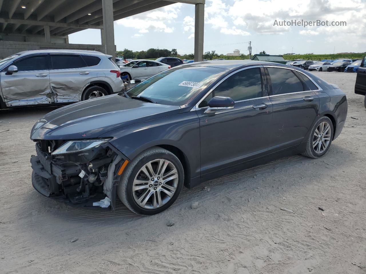 2014 Lincoln Mkz  Charcoal vin: 3LN6L2G94ER816004