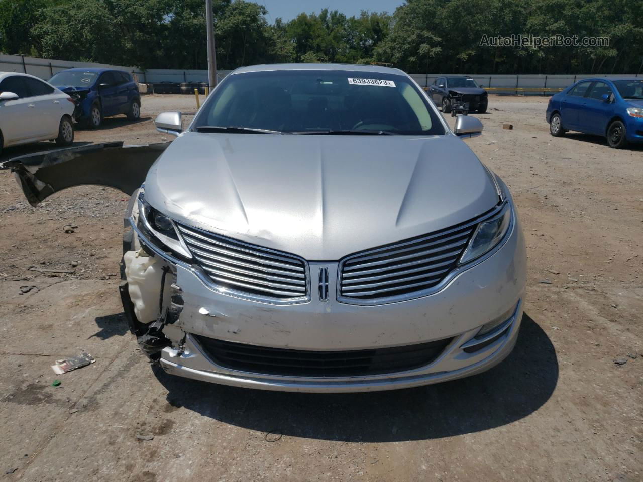 2014 Lincoln Mkz  Silver vin: 3LN6L2G94ER834714