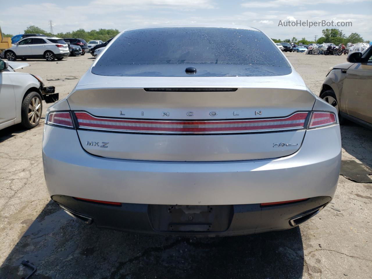 2014 Lincoln Mkz  Silver vin: 3LN6L2G94ER836351