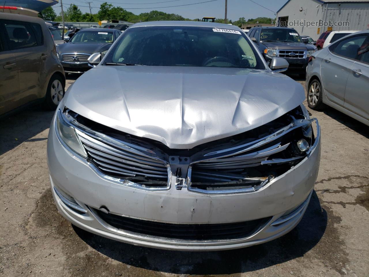 2014 Lincoln Mkz  Silver vin: 3LN6L2G94ER836351