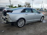 2014 Lincoln Mkz  Silver vin: 3LN6L2G95ER811930