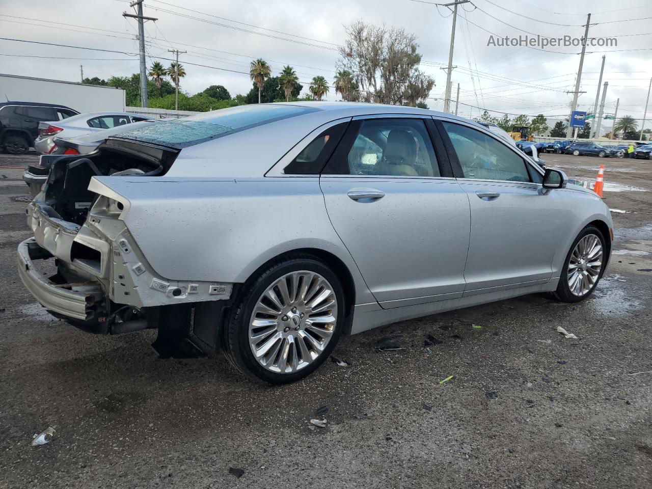 2014 Lincoln Mkz  Silver vin: 3LN6L2G95ER811930