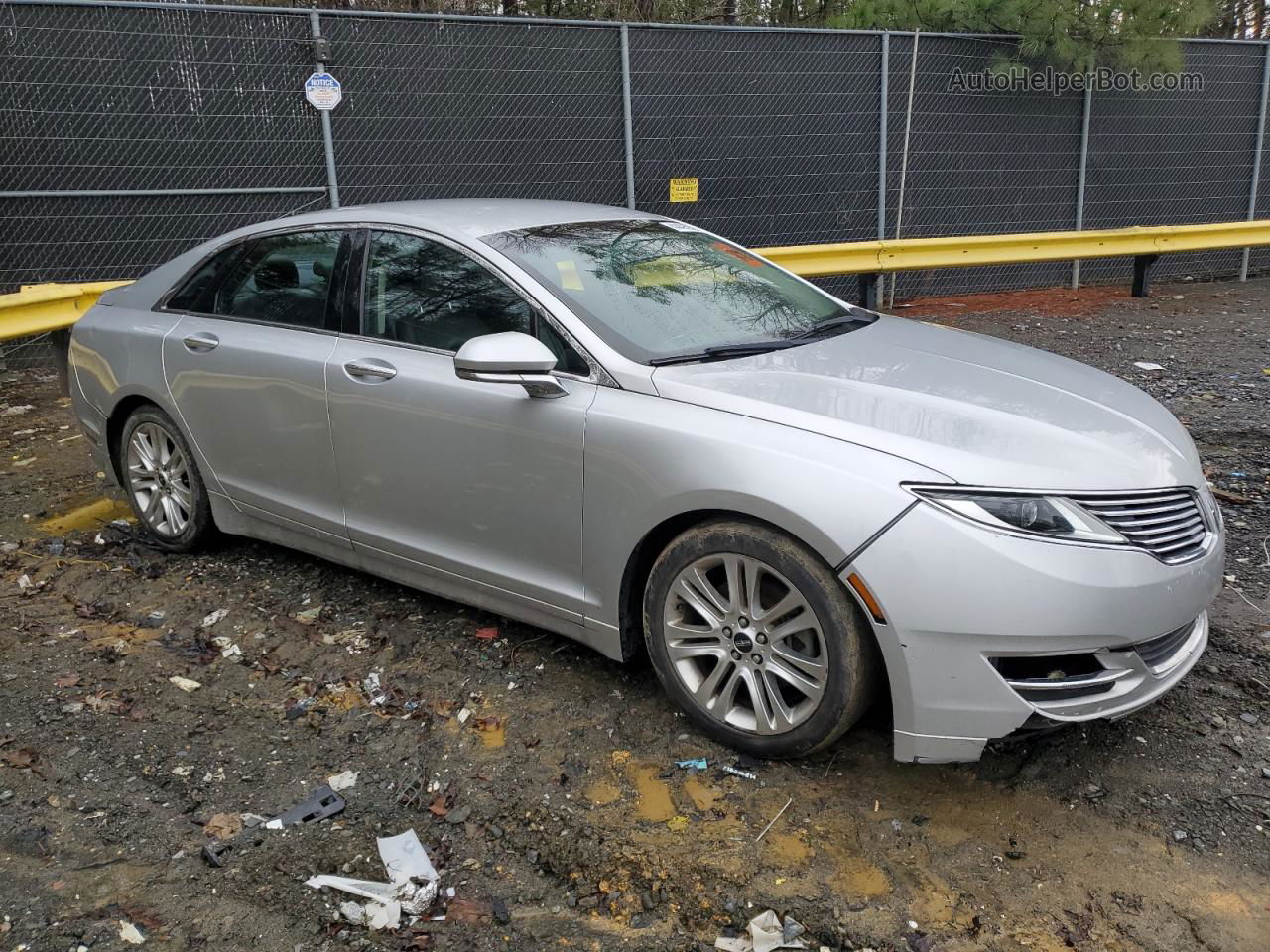 2014 Lincoln Mkz  Silver vin: 3LN6L2G95ER818327