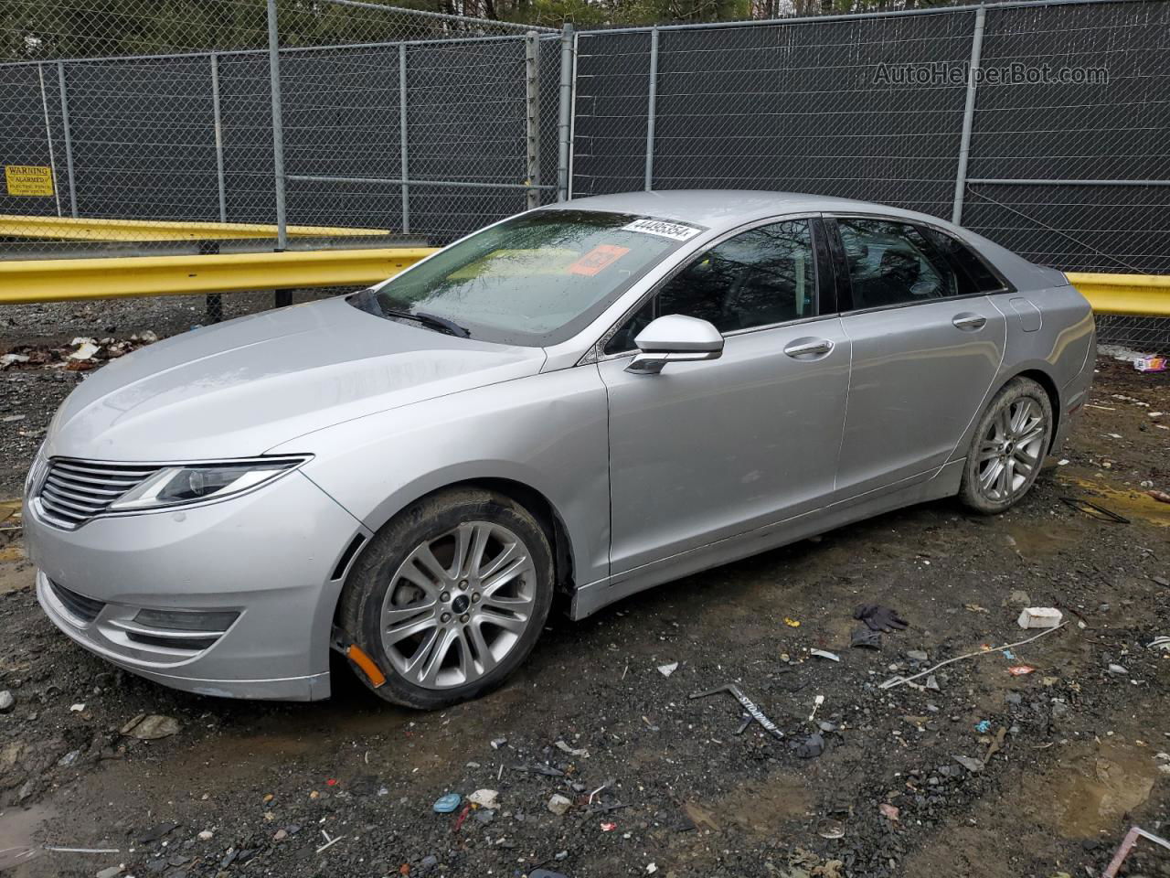 2014 Lincoln Mkz  Silver vin: 3LN6L2G95ER818327