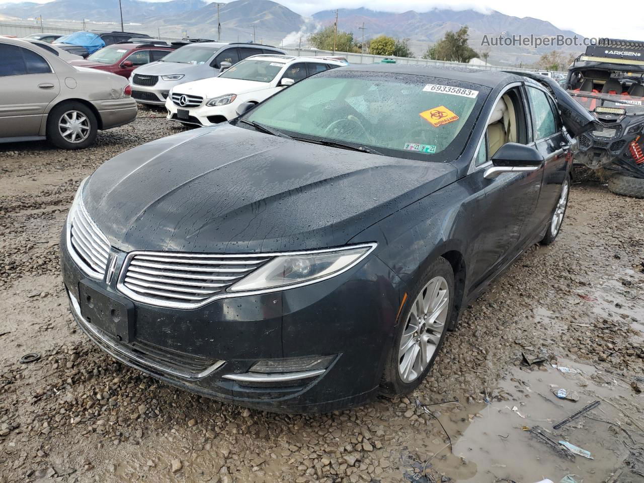 2014 Lincoln Mkz  Black vin: 3LN6L2G95ER828517