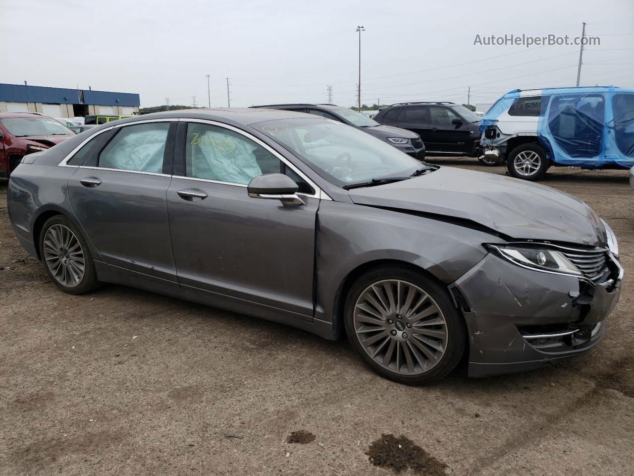 2014 Lincoln Mkz  Silver vin: 3LN6L2G96ER805411