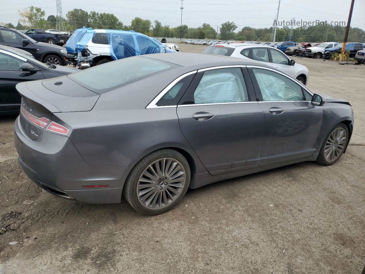 2014 Lincoln Mkz  Silver vin: 3LN6L2G96ER805411