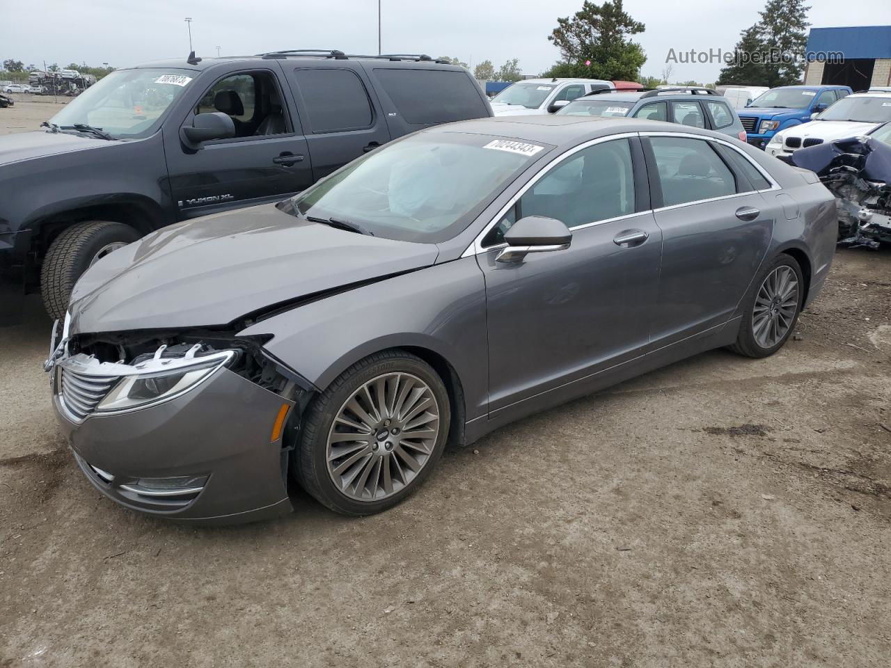 2014 Lincoln Mkz  Silver vin: 3LN6L2G96ER805411