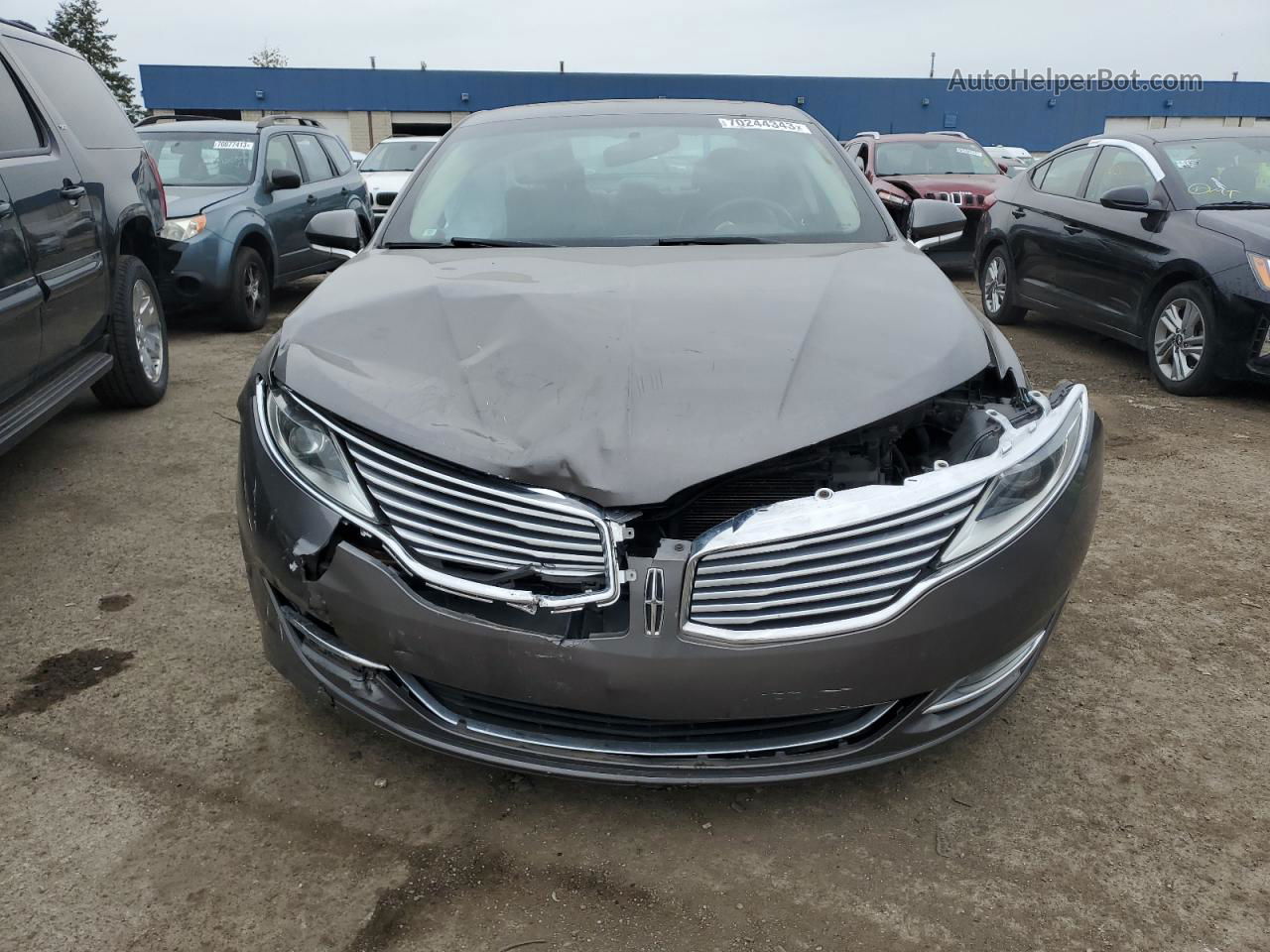 2014 Lincoln Mkz  Серебряный vin: 3LN6L2G96ER805411