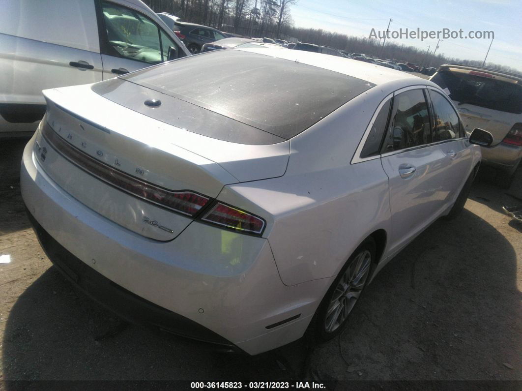 2014 Lincoln Mkz Белый vin: 3LN6L2G96ER812309