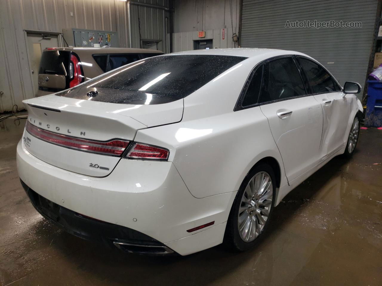 2014 Lincoln Mkz  White vin: 3LN6L2G96ER819972