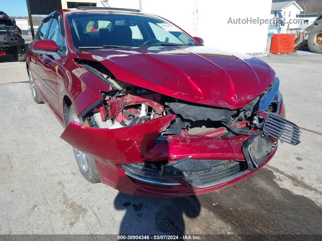 2014 Lincoln Mkz   Burgundy vin: 3LN6L2G96ER821589