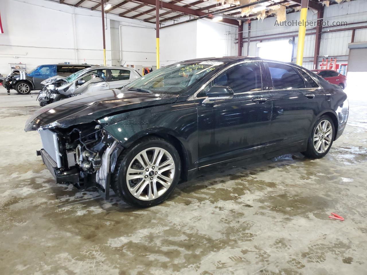 2014 Lincoln Mkz  Синий vin: 3LN6L2G96ER829272