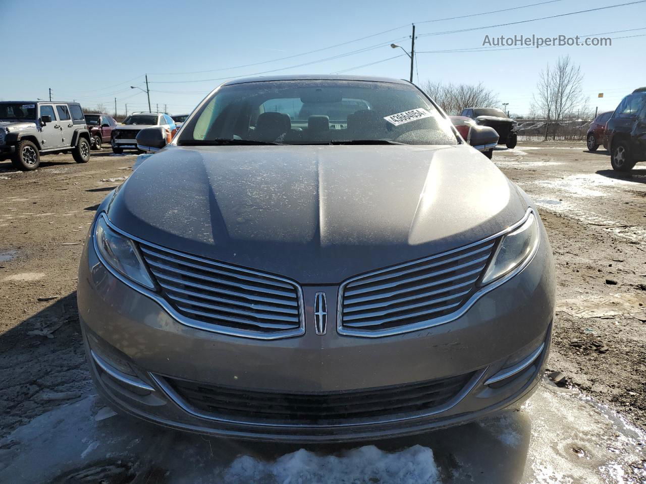 2014 Lincoln Mkz  Gray vin: 3LN6L2G96ER830048