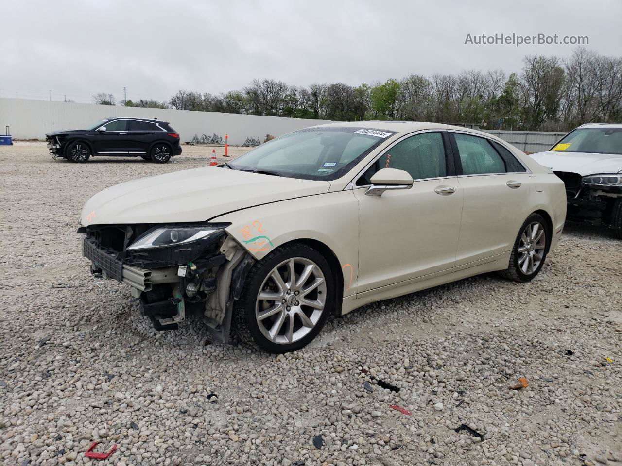 2014 Lincoln Mkz  Tan vin: 3LN6L2G97ER810763