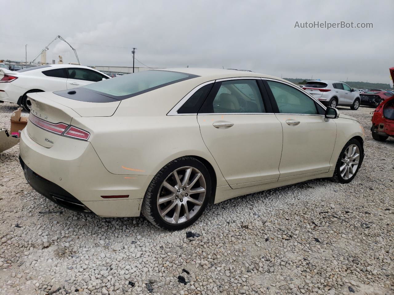 2014 Lincoln Mkz  Tan vin: 3LN6L2G97ER810763