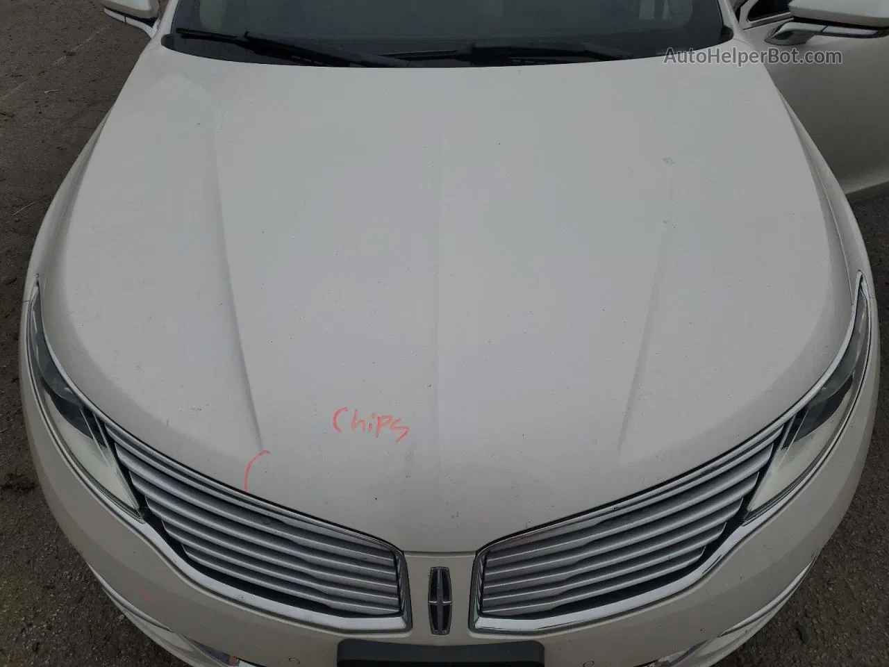 2014 Lincoln Mkz  Белый vin: 3LN6L2G97ER813114