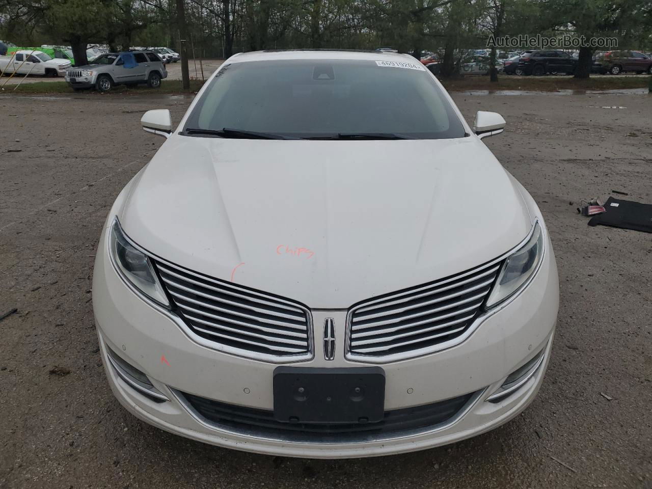 2014 Lincoln Mkz  Белый vin: 3LN6L2G97ER813114